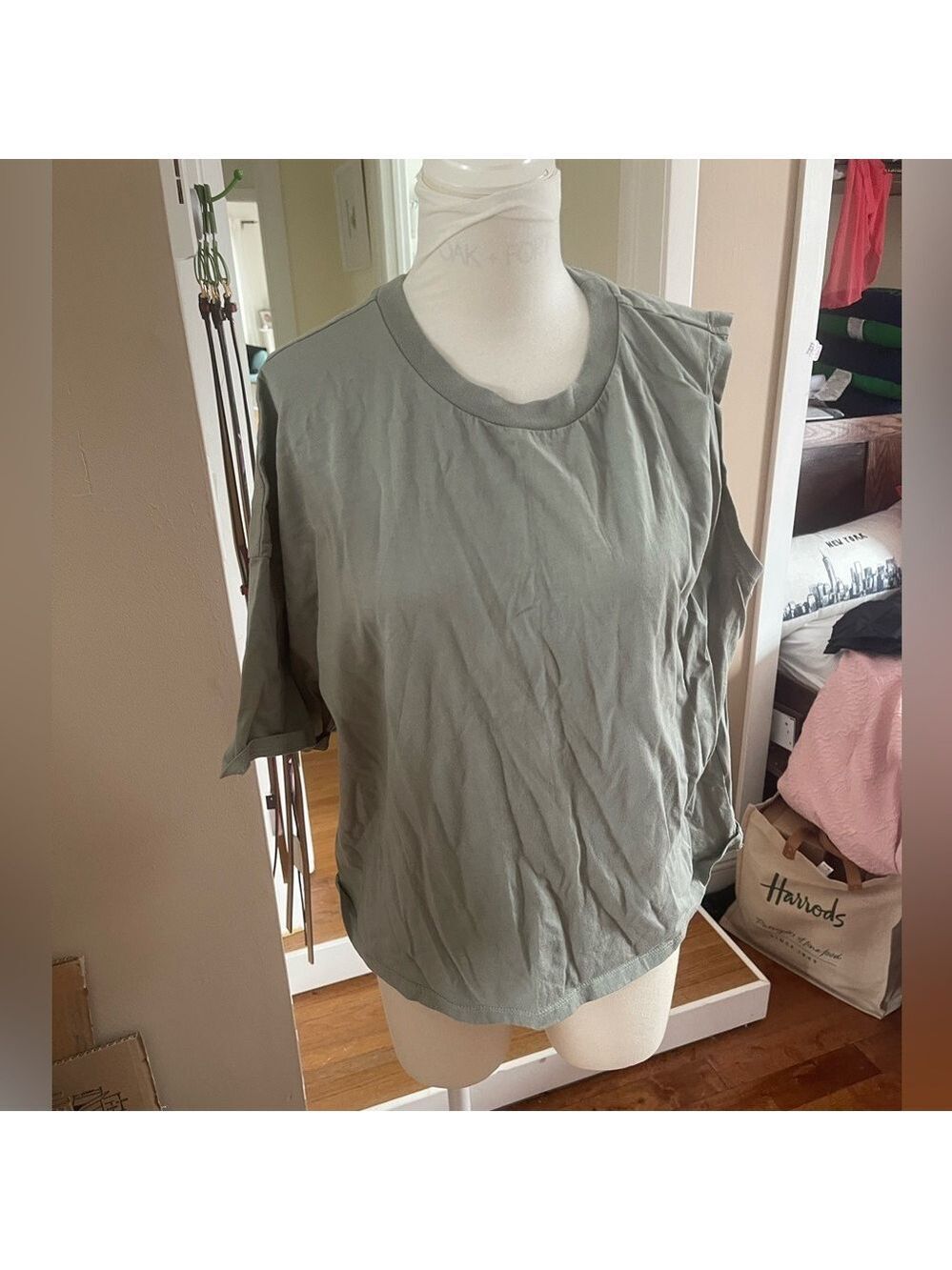 OAK+FORT Women's Tee - Sage Green